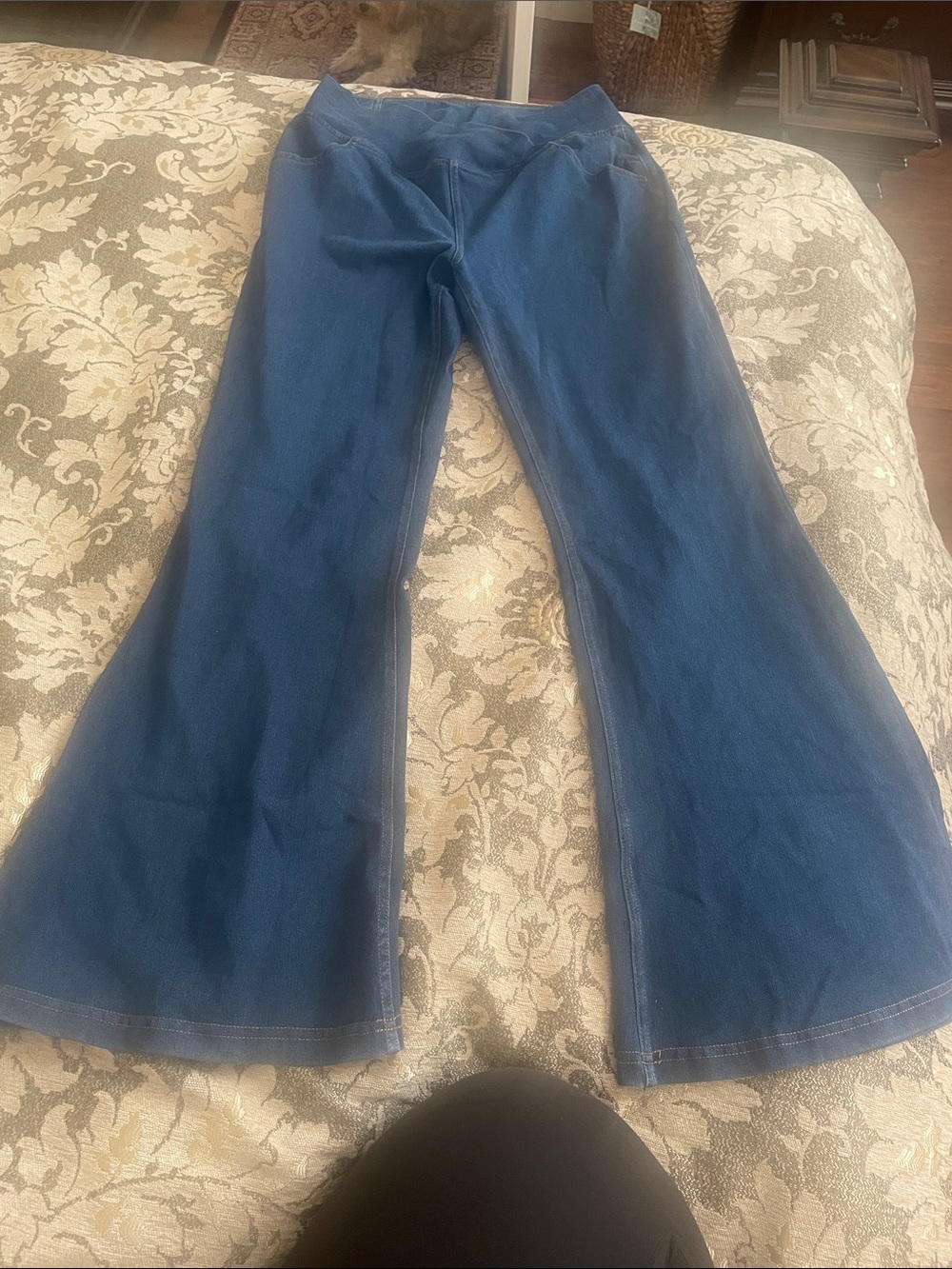 HALARA Blue High-Waist Stretch Jeggings